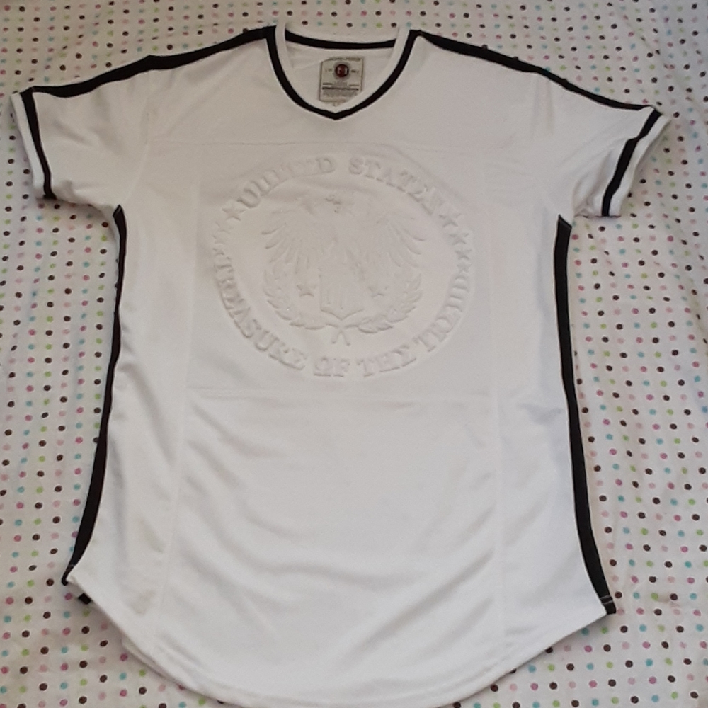Bleecker & Mercer MENS WHITE TOP,  LARGE NEW